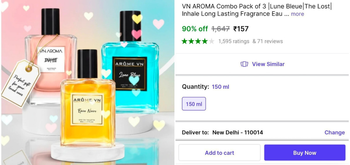 Pack Of 3 Perfume At 157