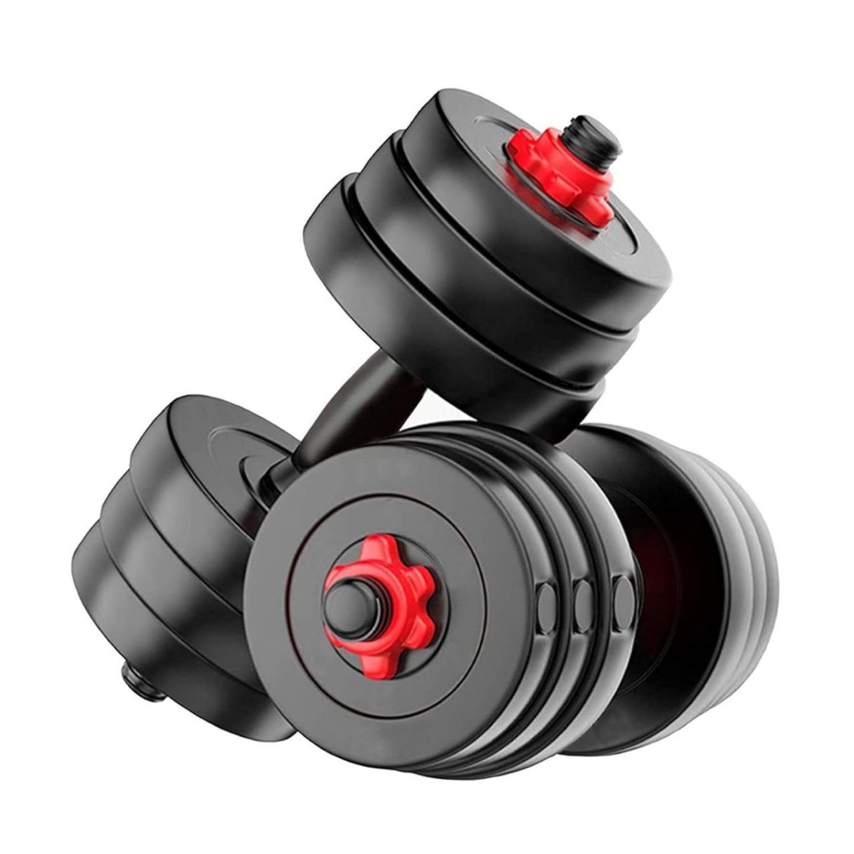 Kore 20 Kg Pvc-dm Combo16 (3kg X 4 Plates 2kg X 4 Plates) Home Gym Dumbbell