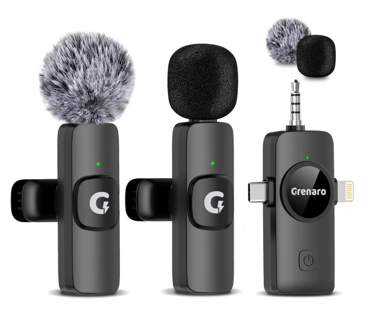 Grenaro Wireless Mic For Youtubers S11 3 In 1 Wireless Microphone 1 189