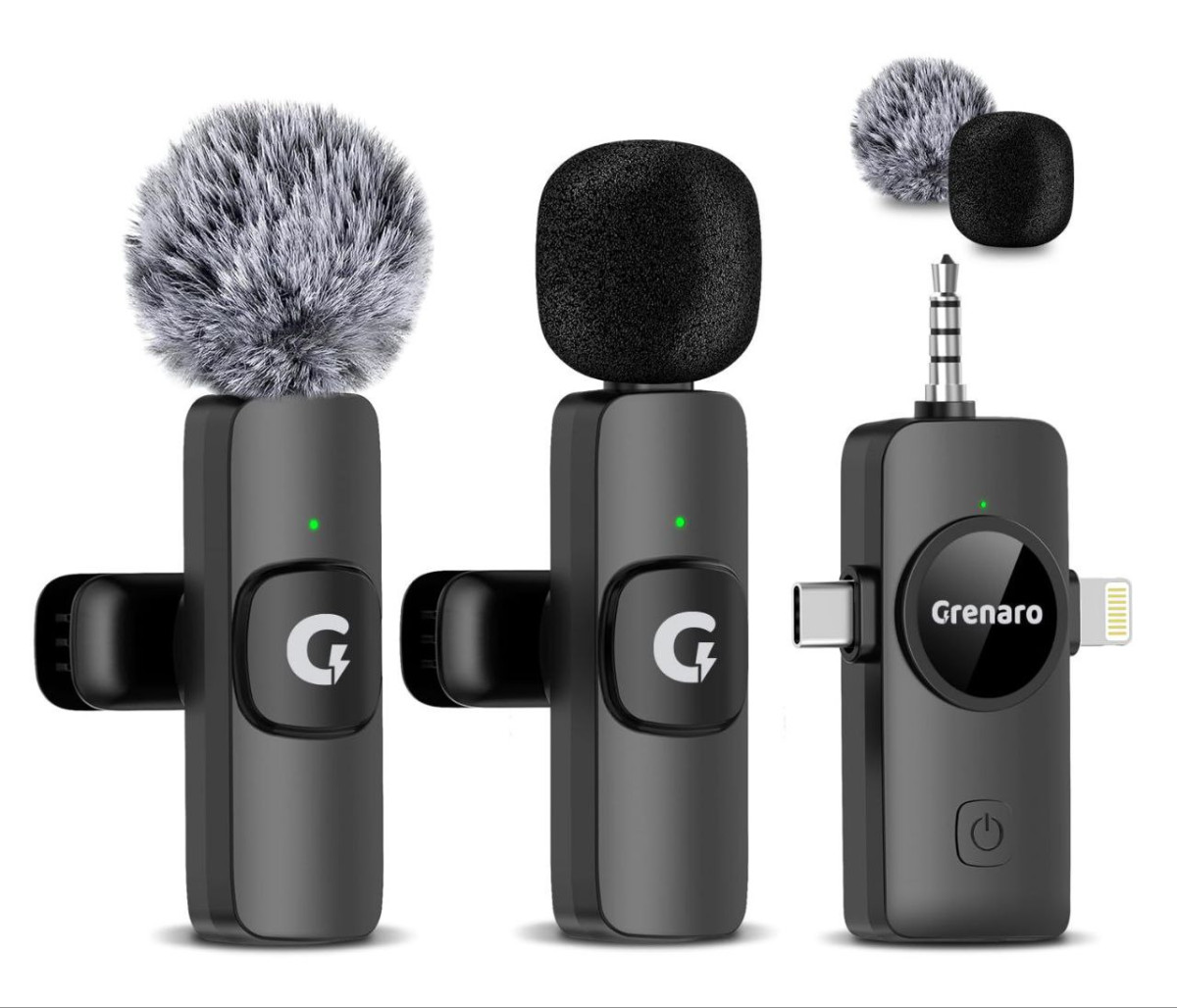 189grenaro Wireless Mic For Youtubers S11 3 In 1 Wireless Microphone