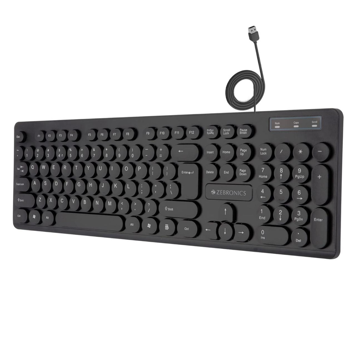 Zebronics K24 Wired Usb Keyboard 104 Keys Long Life 8 Million Keystrokes 29