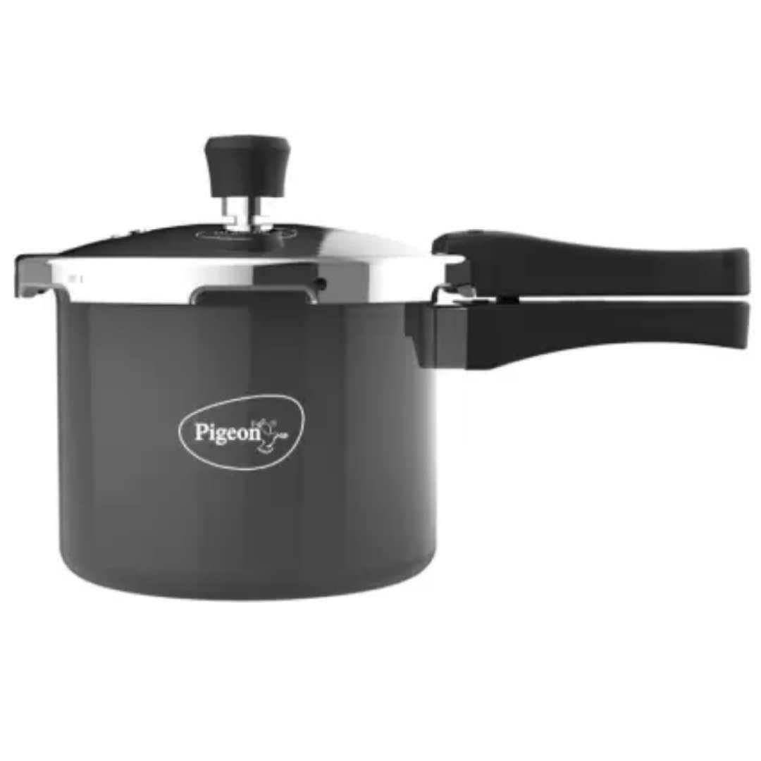 Grab 967pigeon Hard Anodised Pressure Cooker Outer Lid With Induction Base 