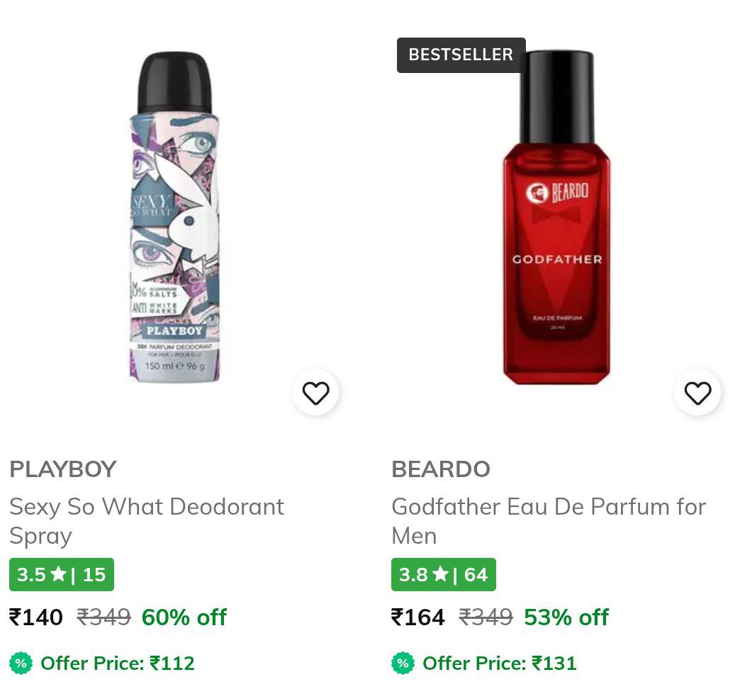 Ajio 60 On Perfumes Starting 140link