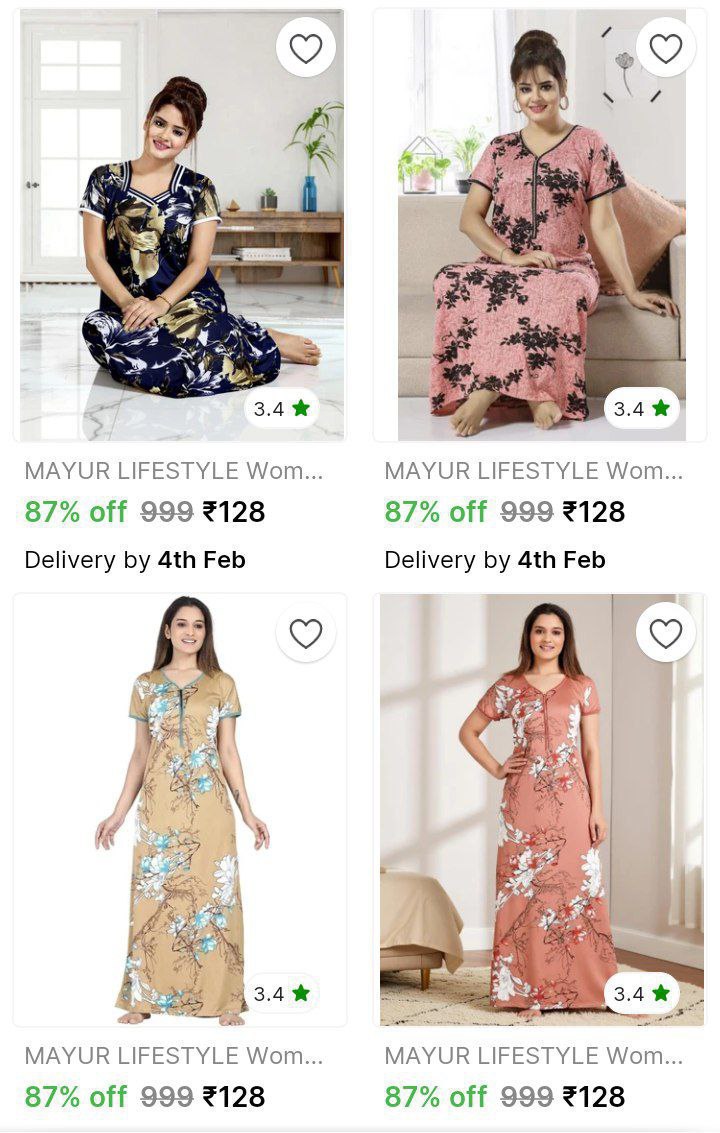 Loot Women Night Suit 128
