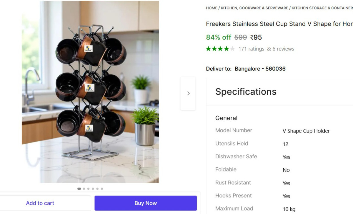 Stainless Steel Cup Stand 95 More Deals Click Here Must Read