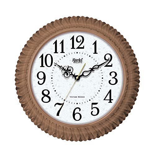 Ajanta Real Silent Sweep Movement Designer Clock Wall Clock 297 535