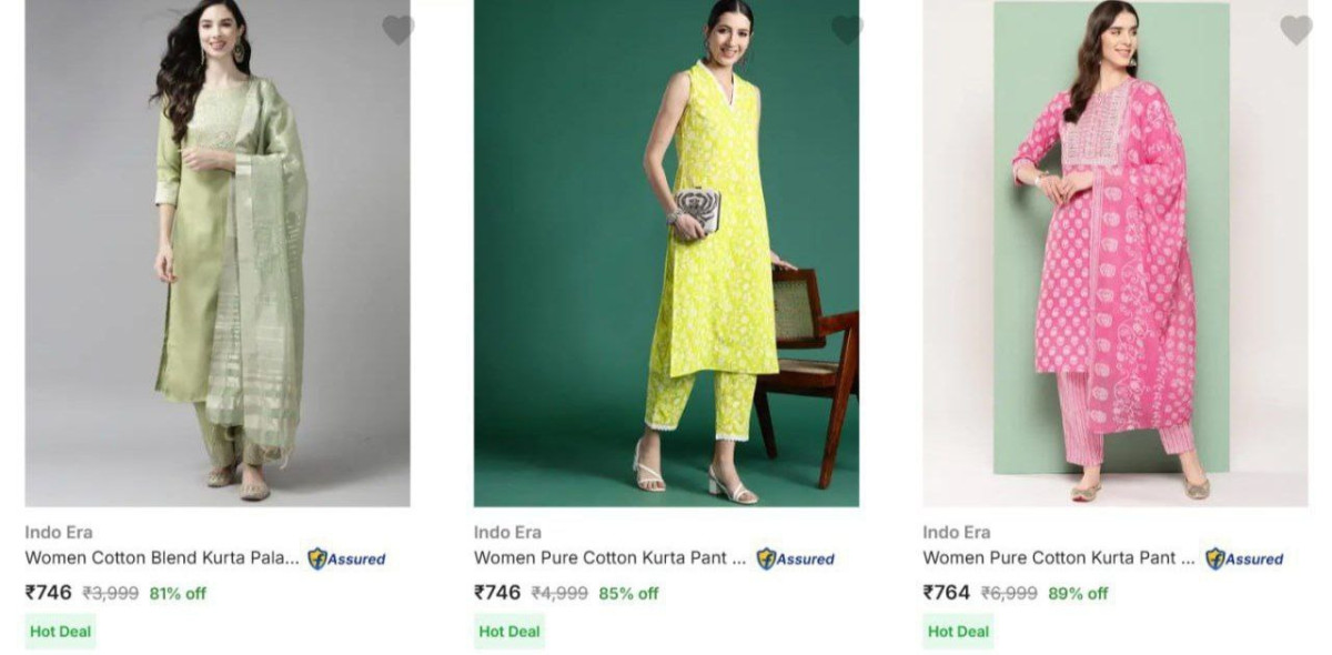 Indo Era Kurta Sets Click Here To Join All Deals