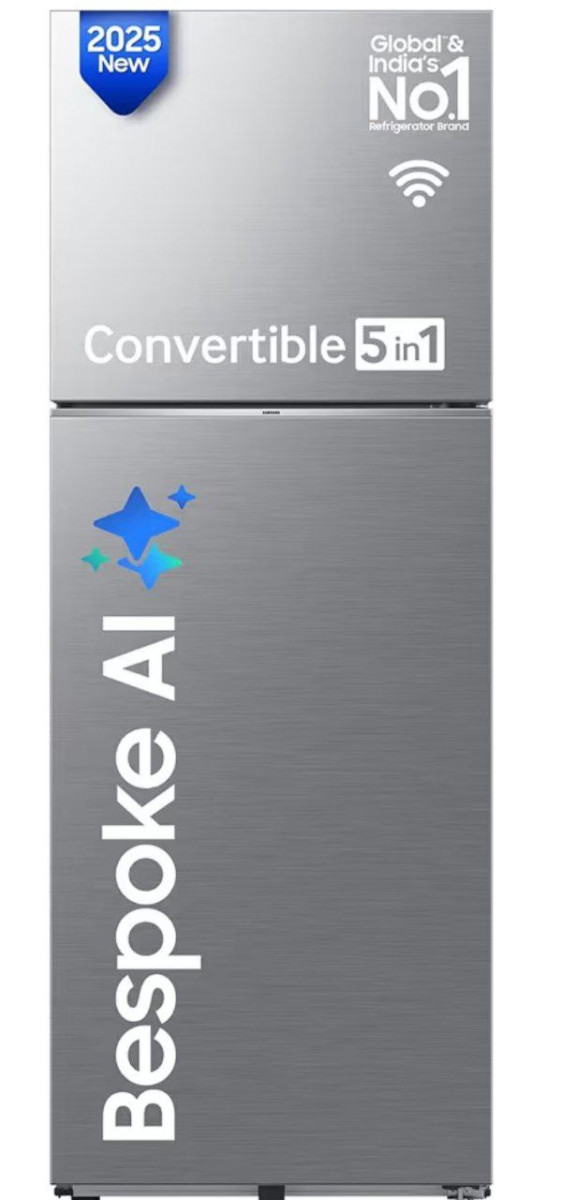 Samsung - 330 L Convertible 5-in-1 Digital Inverter Double Door Wifi Enable
