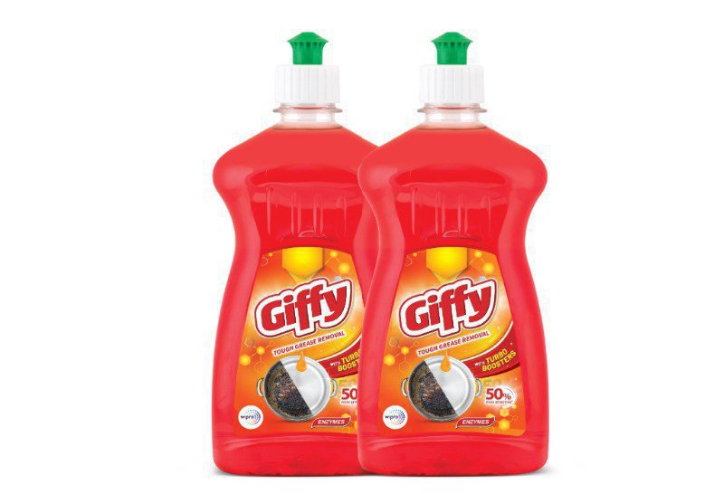 Giffy Liquid Dishwash Gel 500ml (pack Of 2) 178