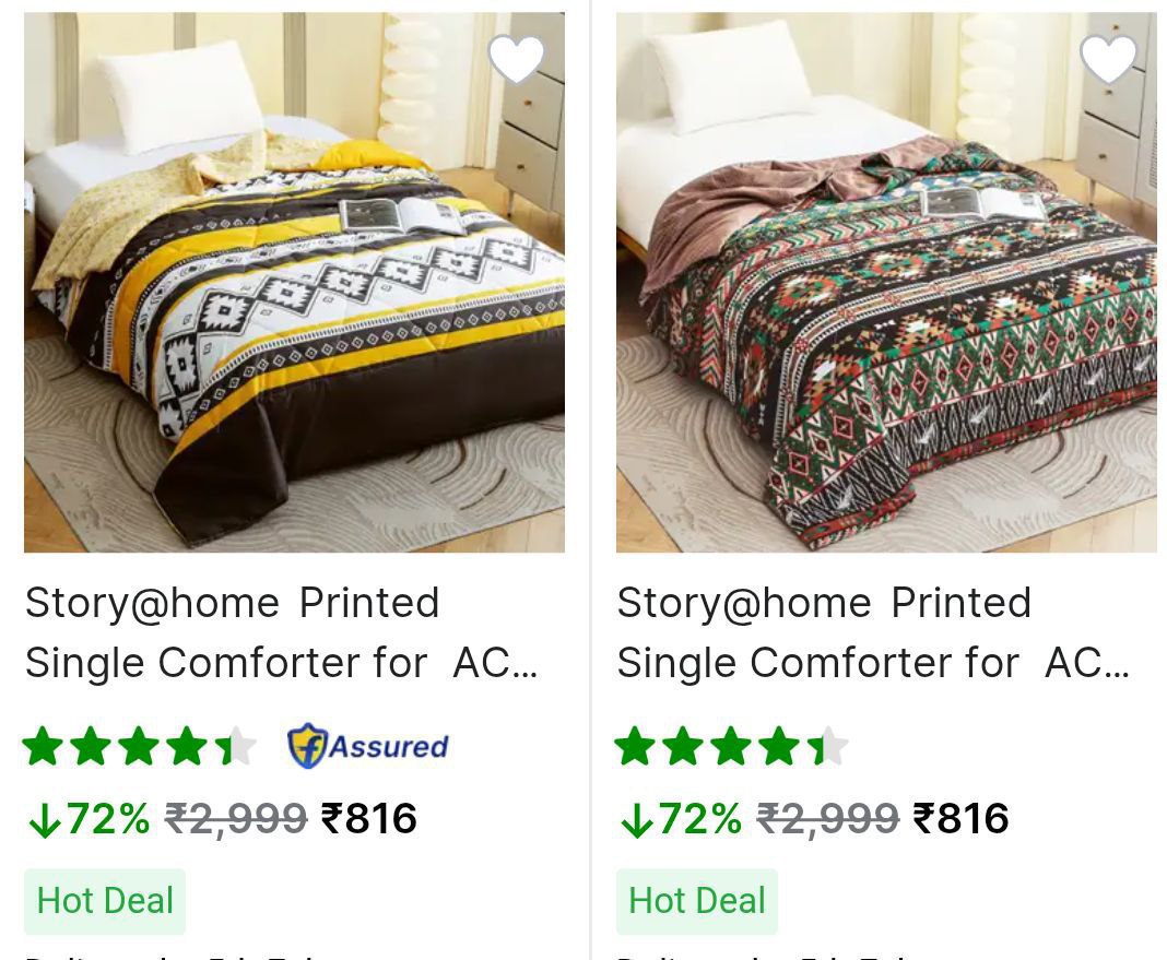 Flipkart Comforter Starts 816 Click Here To Join All Deals