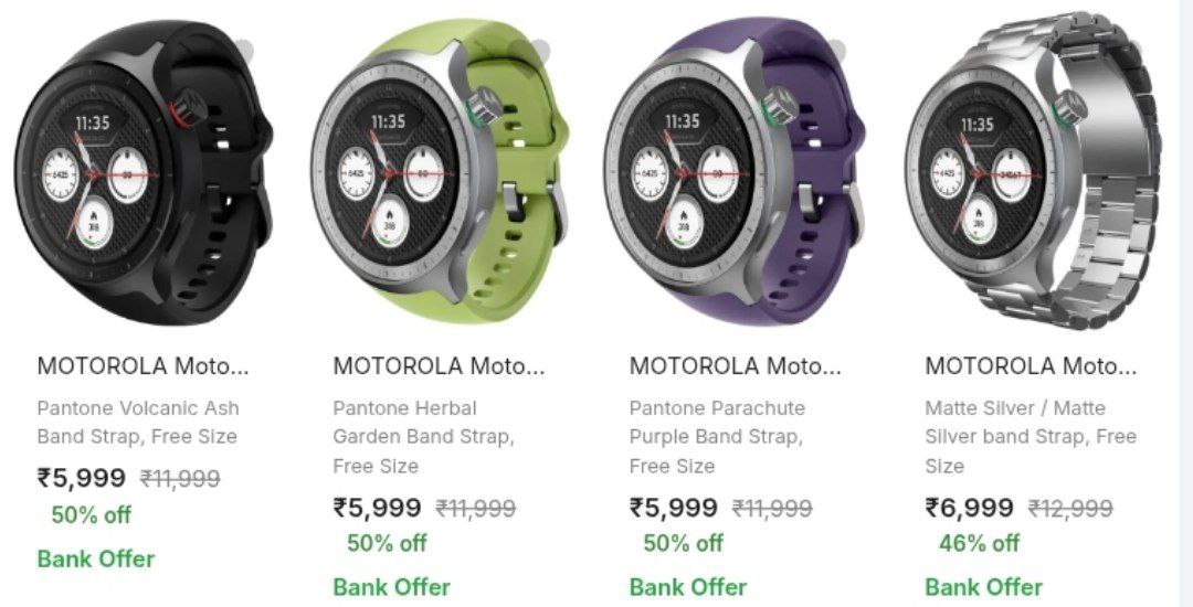 New Launch Motorola Moto Smartwatch Starts 5999 Click Here To Join All Deal