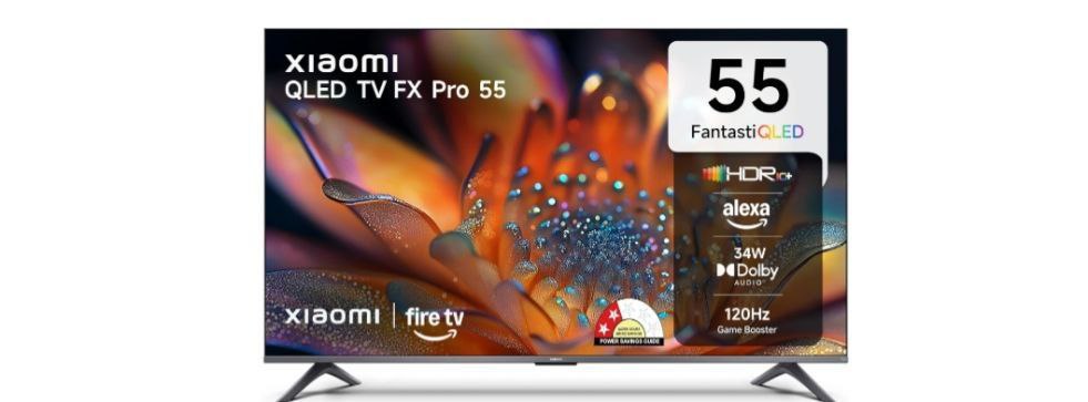Lootttt Xiaomi 138 Cm (55 Inch) Fx Pro Qled Ultra Hd 4k Smart Fire Tv L55mb