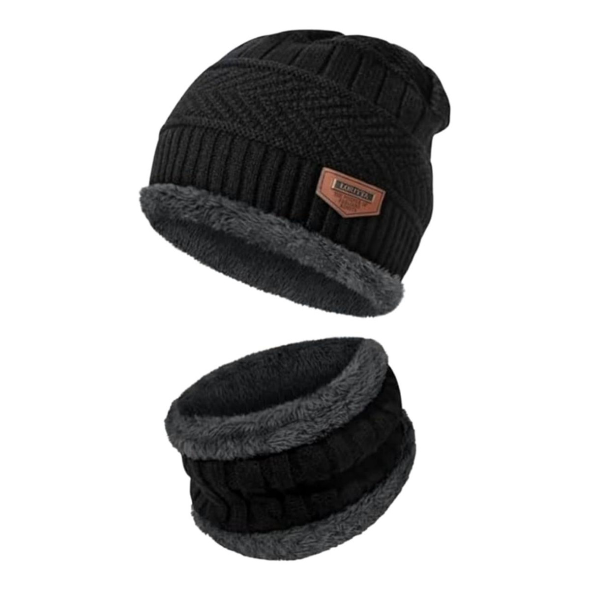 Fitness Mantra Sports Winters Cap Muffler For Men Women Beanie Cap 1 Set 14