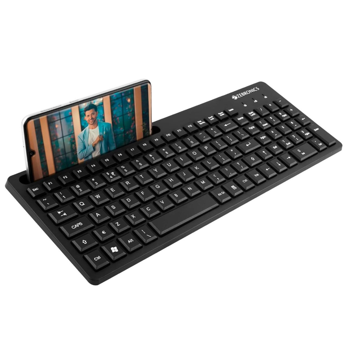 Zebronics K36 Wired Usb Keyboard With 106 Keys Slim Design 302