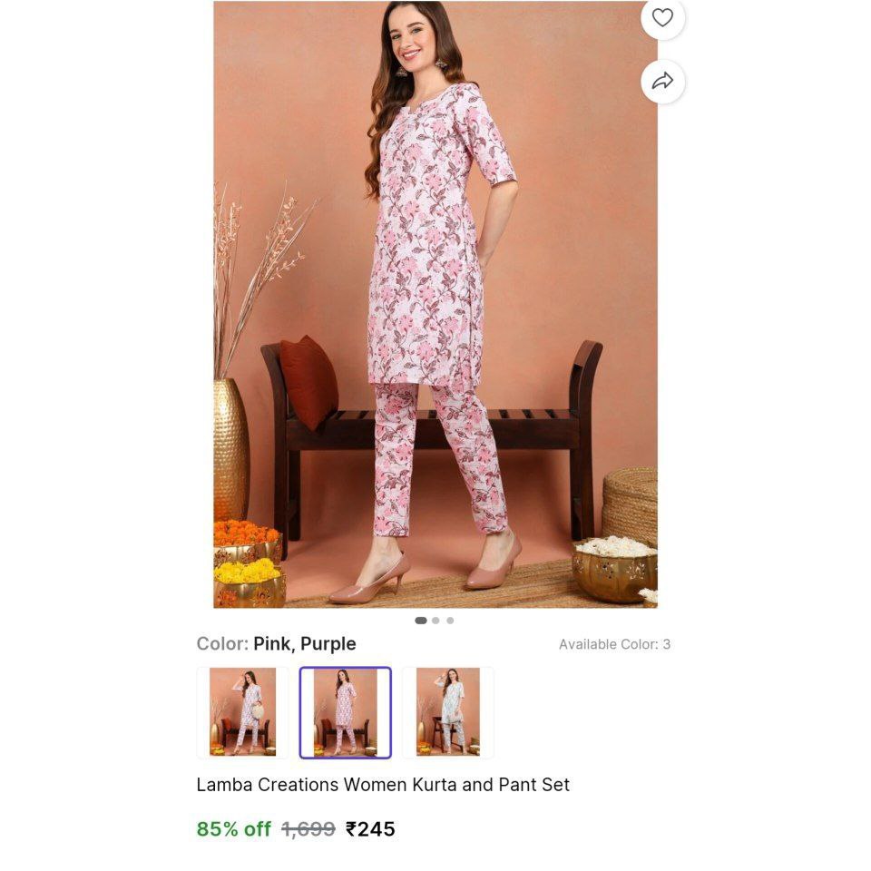 Kurta Pant Set 245