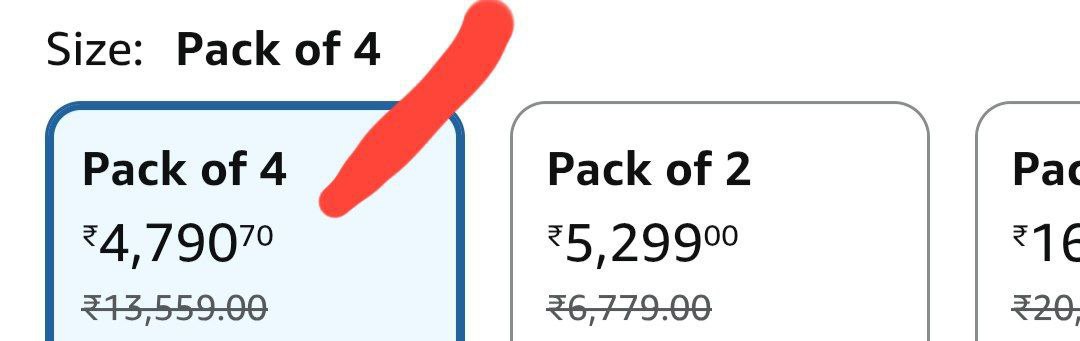 Loot Pack Of 4 Costs Less Than Pack Of 2 Hurry Up4790