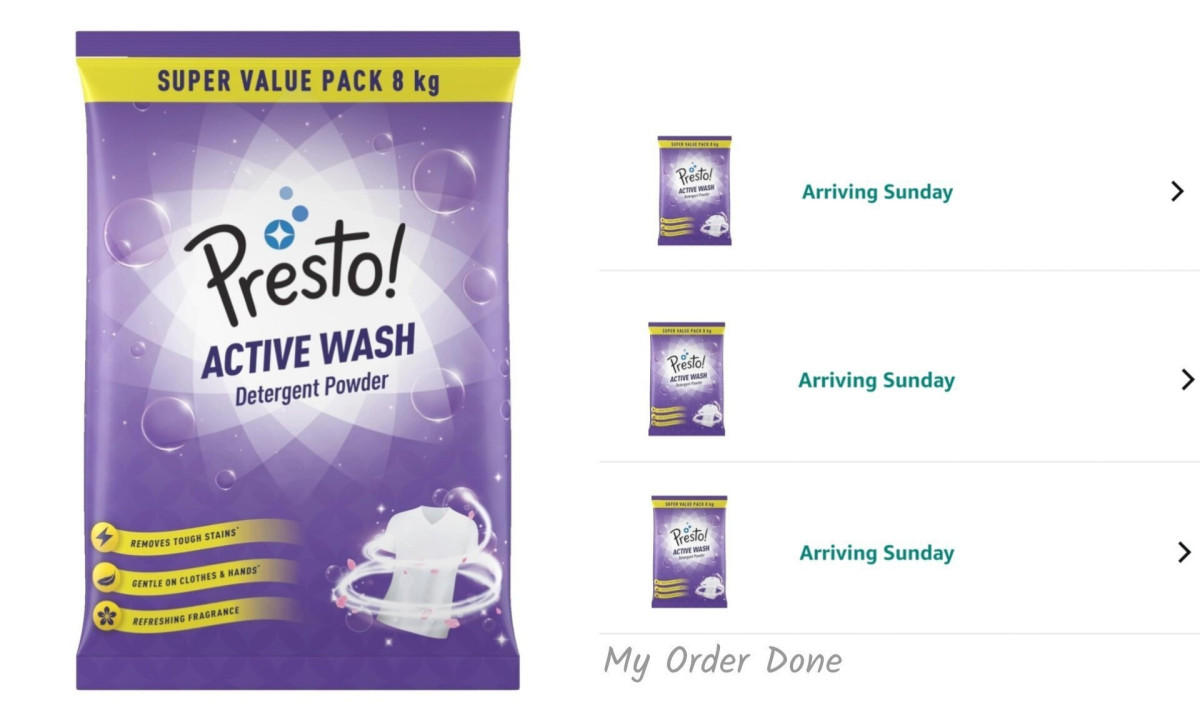 Presto Detergent Powder 8kg At 409
