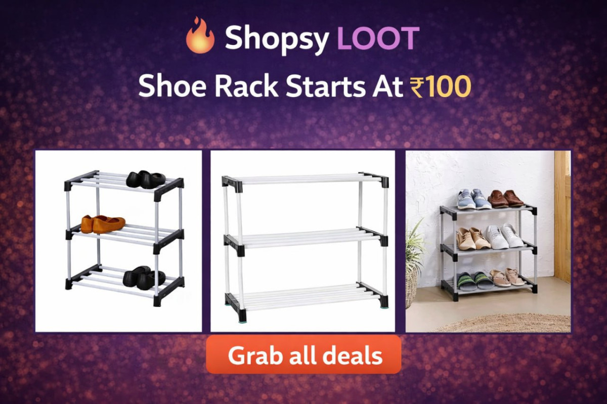 Shopsy Loot Deals Shoe Rack Starts At 100 Cap - (pack Of 2) At 140 Women Ku