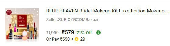 - Makeup Combo Set For Women Pack Of 15 At Rs 579