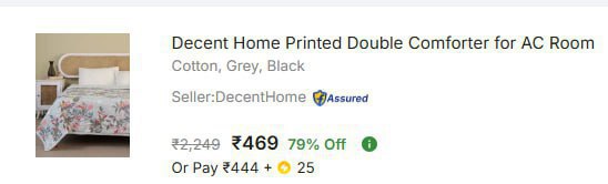 - Double Comforter For Ac Room At Rs 469 Master Link -