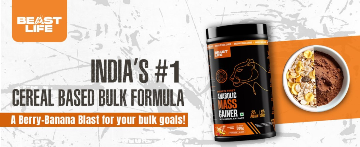 Beast Life High Protein Mass Weight Gainer 500gm 399