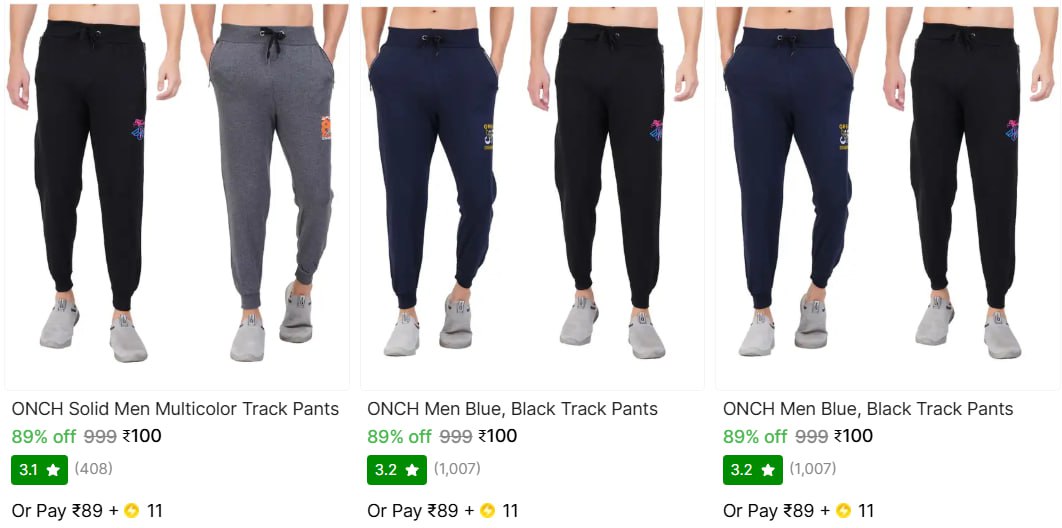 Men Trackpants From 100 More Deals Click Here Must Read