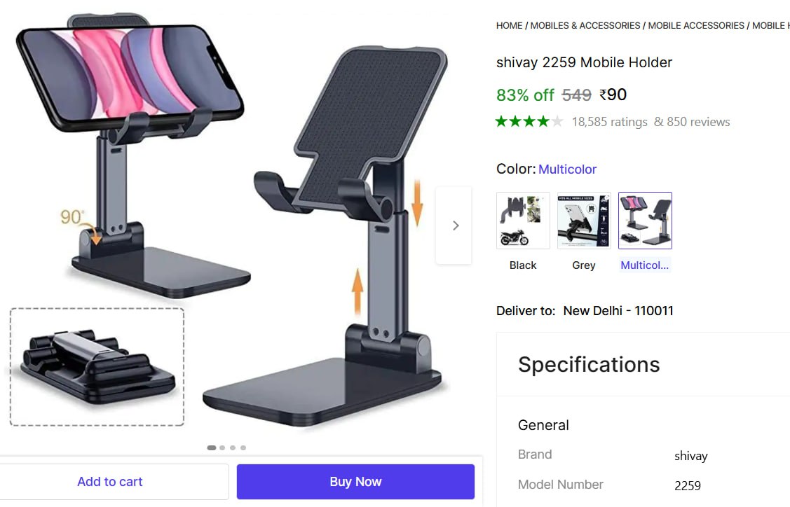 Mobile Holder 90
