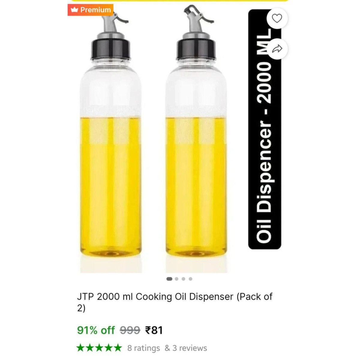 Pack Of 2 Oil Dispensers 81