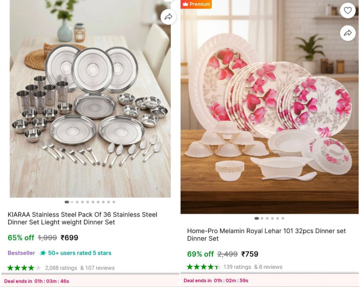 Dinner Set 36 32 Pcs From 699 More Deals Click Here Must Read