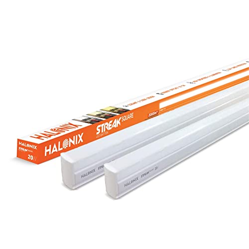Halonix 20w Led Cool White Batten Pack Of 2 (streak Squar) 190 698