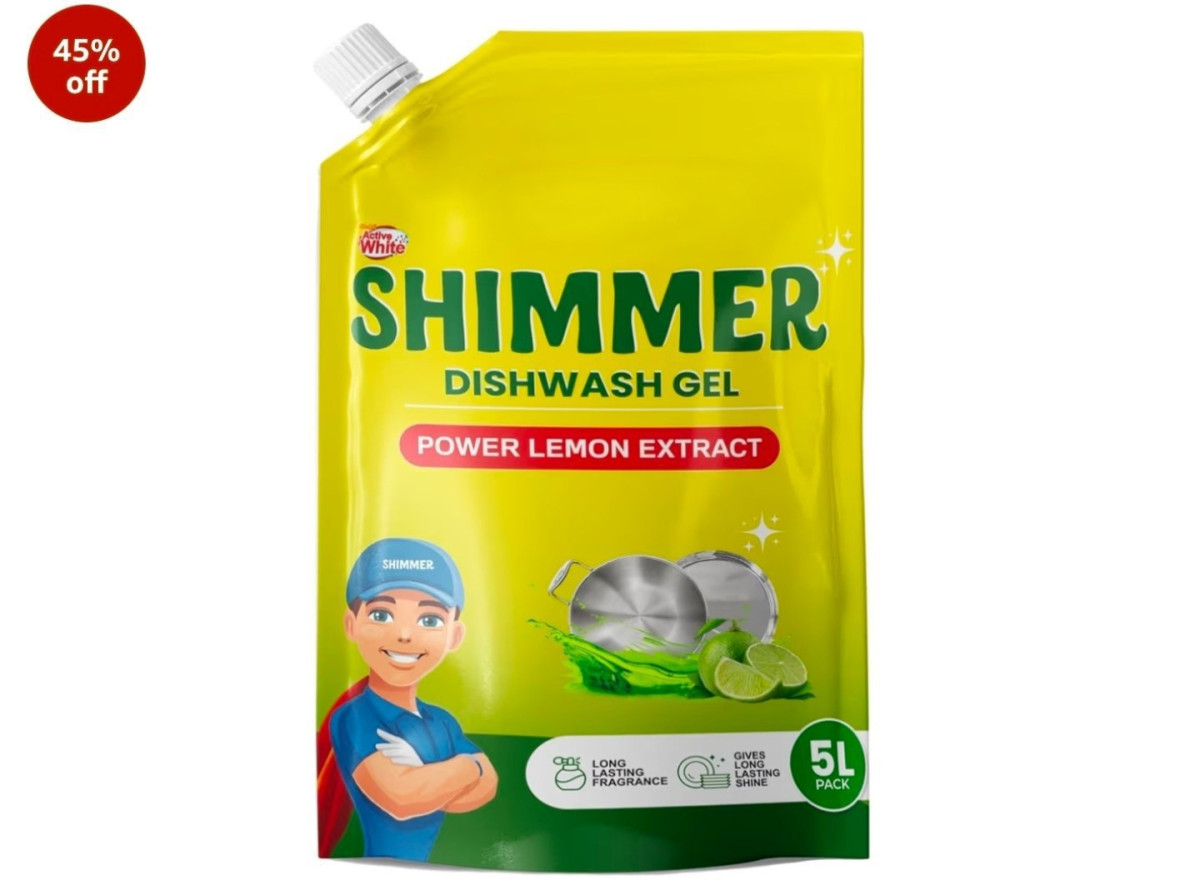 Shimmer Dishwash Gel 5l At 199apply 20 Coupon