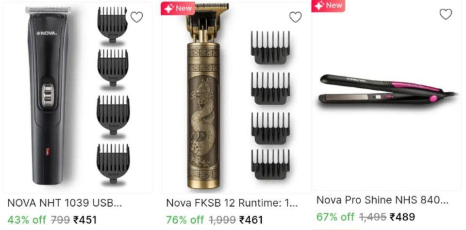 Nova Grooming Gadgets Starts 451