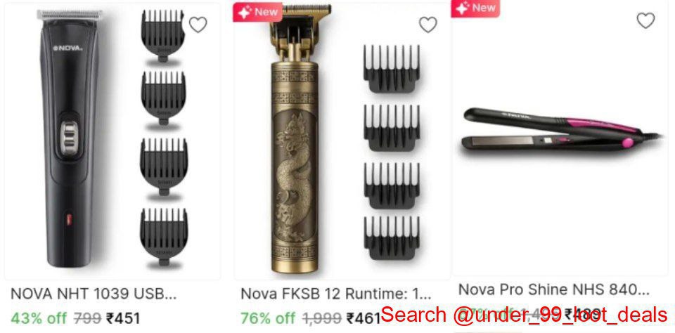 Nova Grooming Gadgets Starts 451