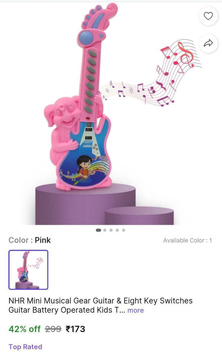 Mini Musical Guitar Toy 173