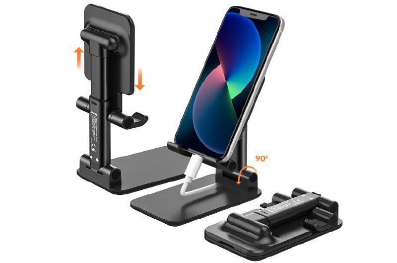 Tukzer Tabletop Fully Foldable Desktop Tablet Mobile Stand Holder 176