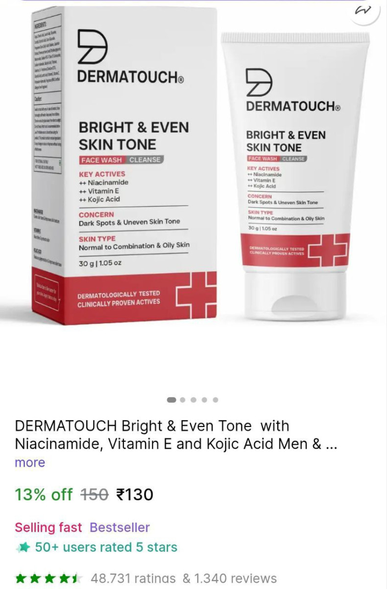 Dermatouch Face Wash 130
