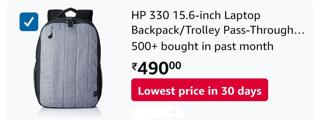 Hp 330 15 6-inch Laptop Backpack 490 More Deals Click Here Must Read