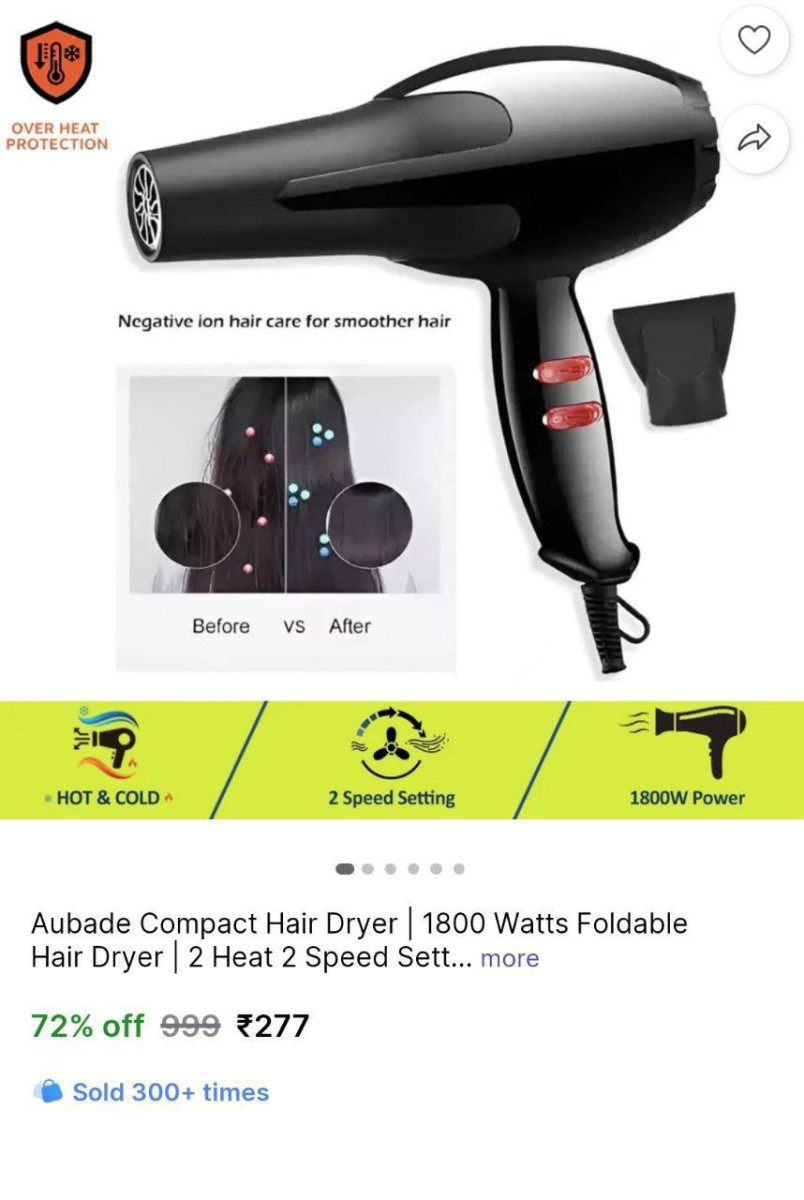 Hair Dryer 277