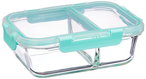 Solimo Microwave Safe Two Compartment Lunch Box Set For Offi 341 1999