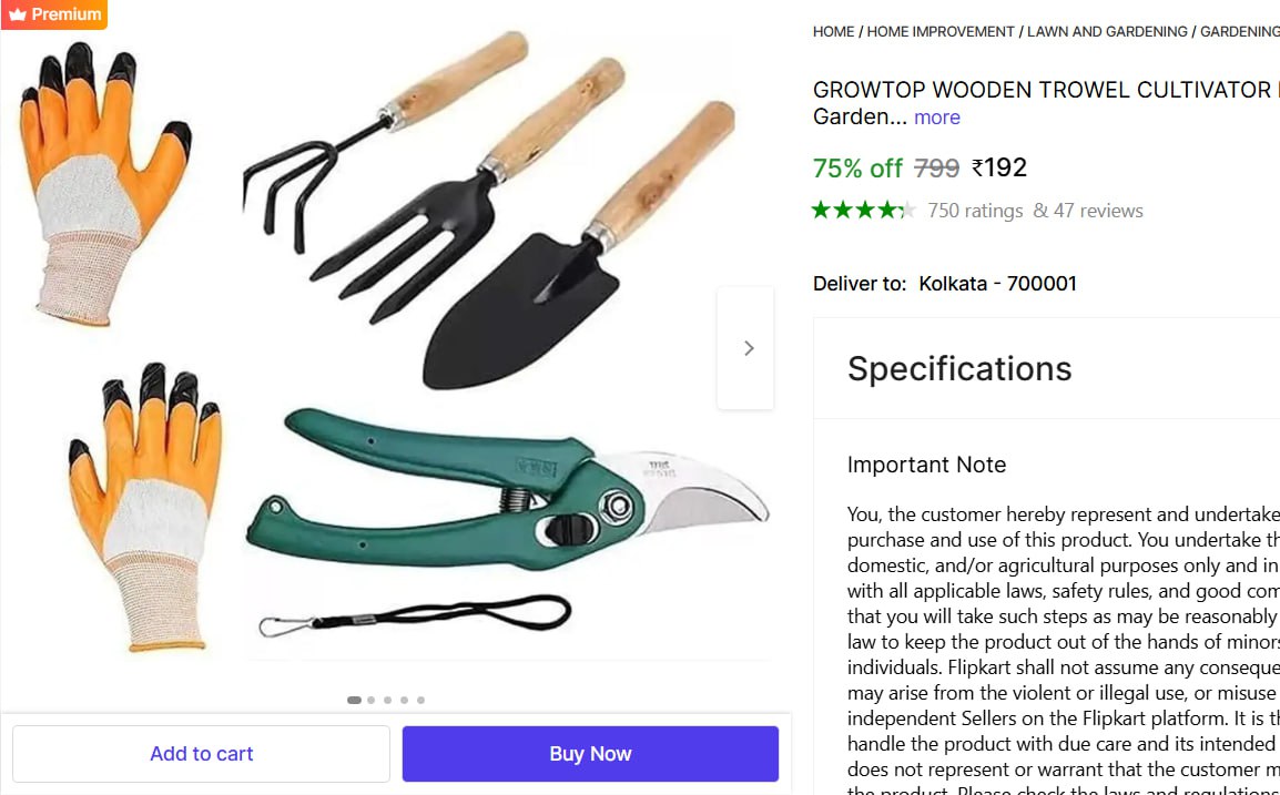 Gardening Tool Kit (pack Of 5) 192more