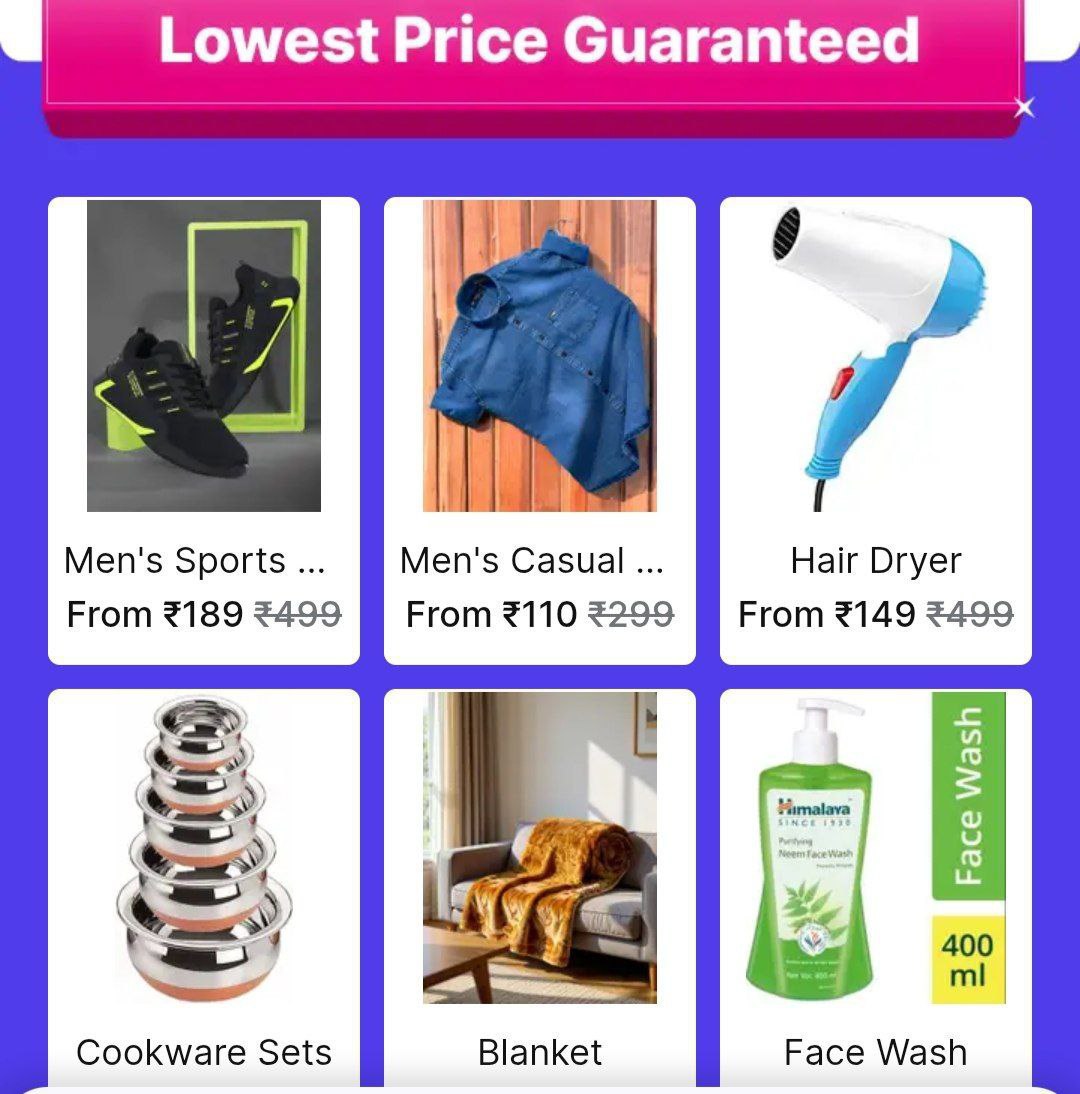 Shopsy Lowest Deals Shopsy