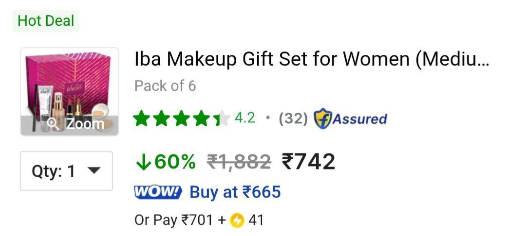 Grab Iba Makeup Gift Set For Women (medium Pack Of 6) 742masterlink Iba Pro
