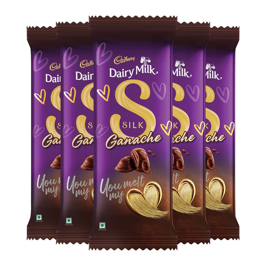 Cadbury Dairy Milk Silk Ganache Valentine S Gift Pack Chocolate Bars 54 G (