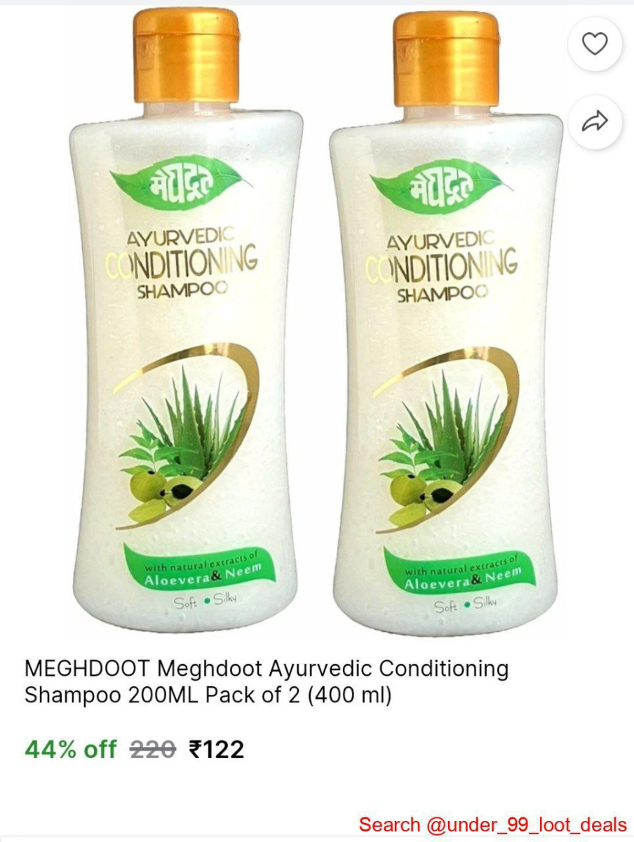 Ayurvedic Conditioning Shampoo 200ml Pack Of 2 122