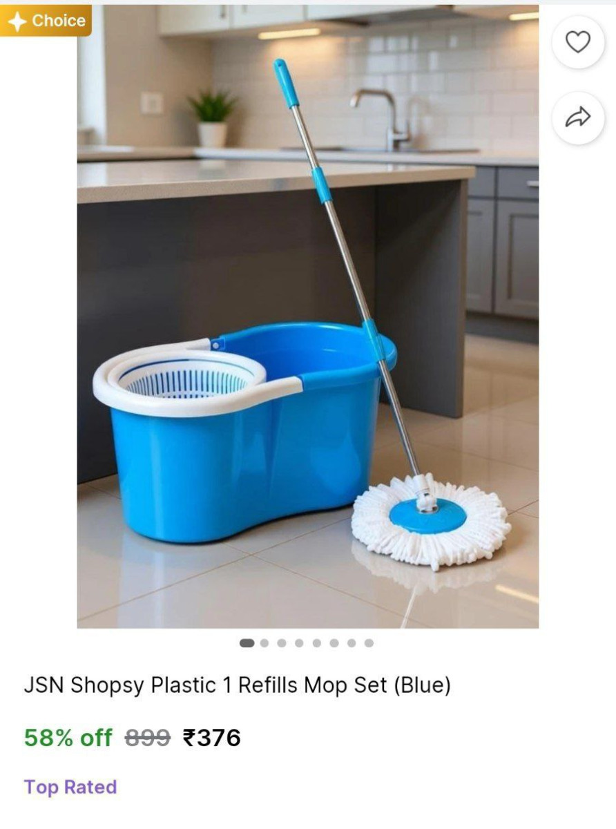 Floor Cleaner Mop Set 376