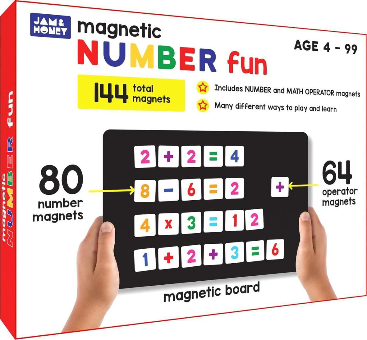 Jam Honey Magnetic Math Game - With 80 Magnets