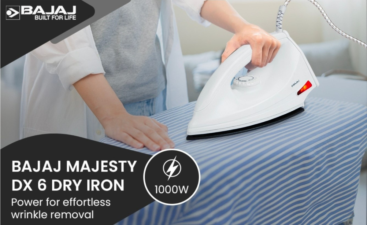 Bajaj 1000w Dry Iron At 599