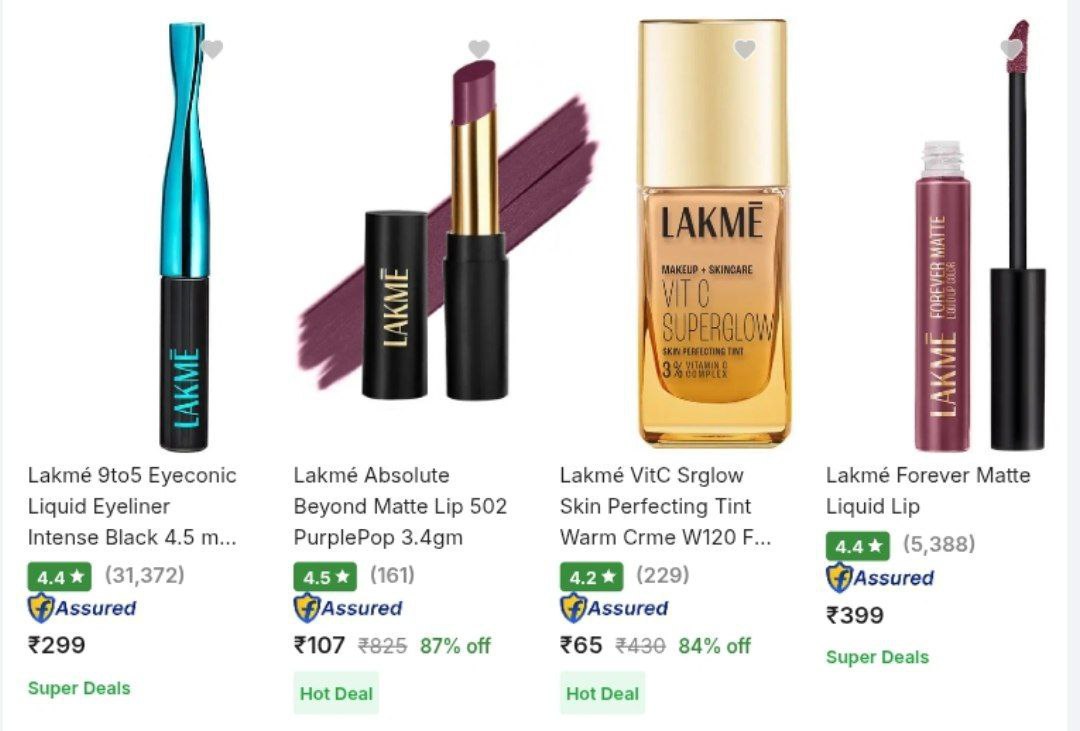 Lakme Beauty Products