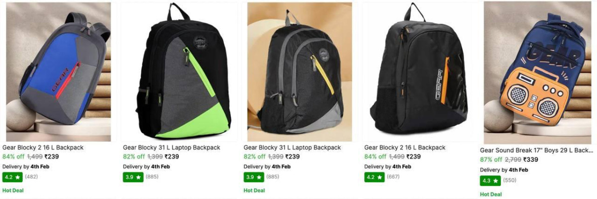Loot 87 On Gear Backpacks