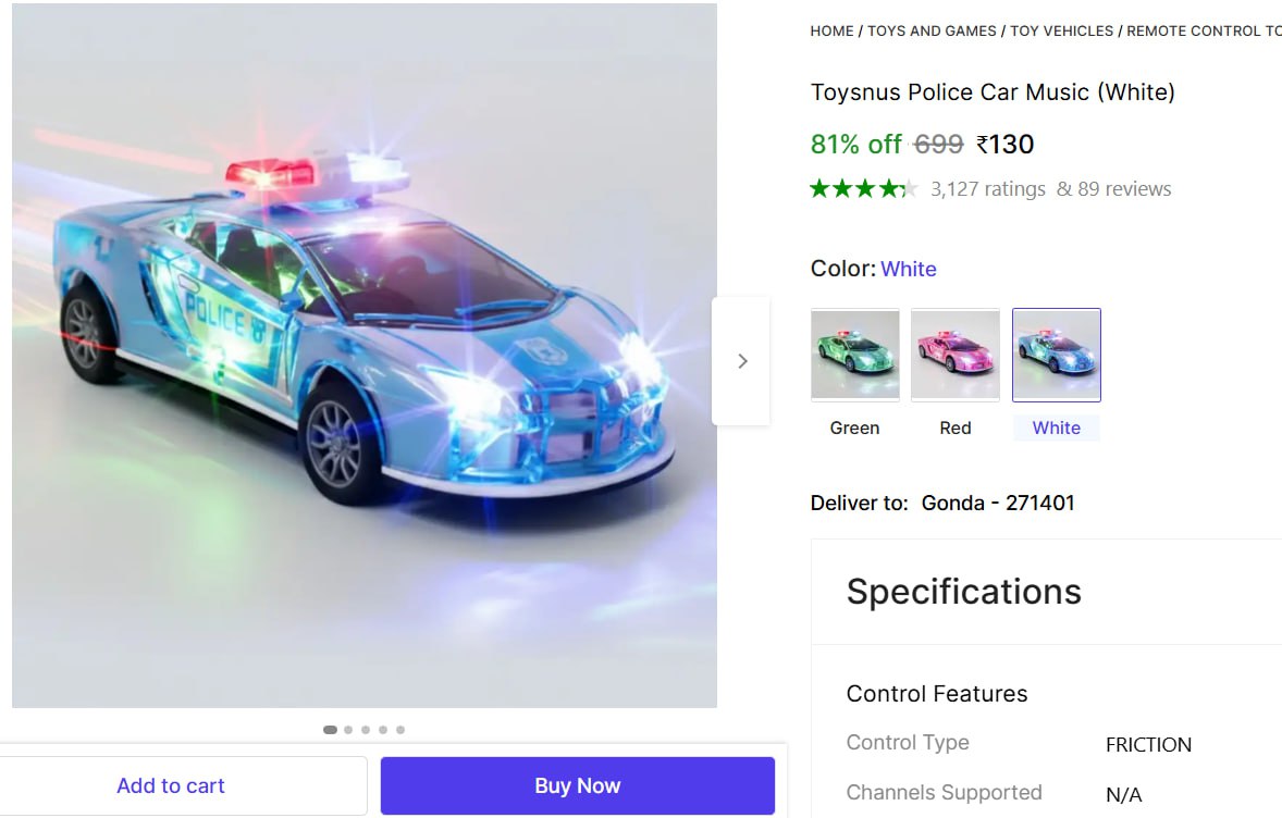 Toy Car 130